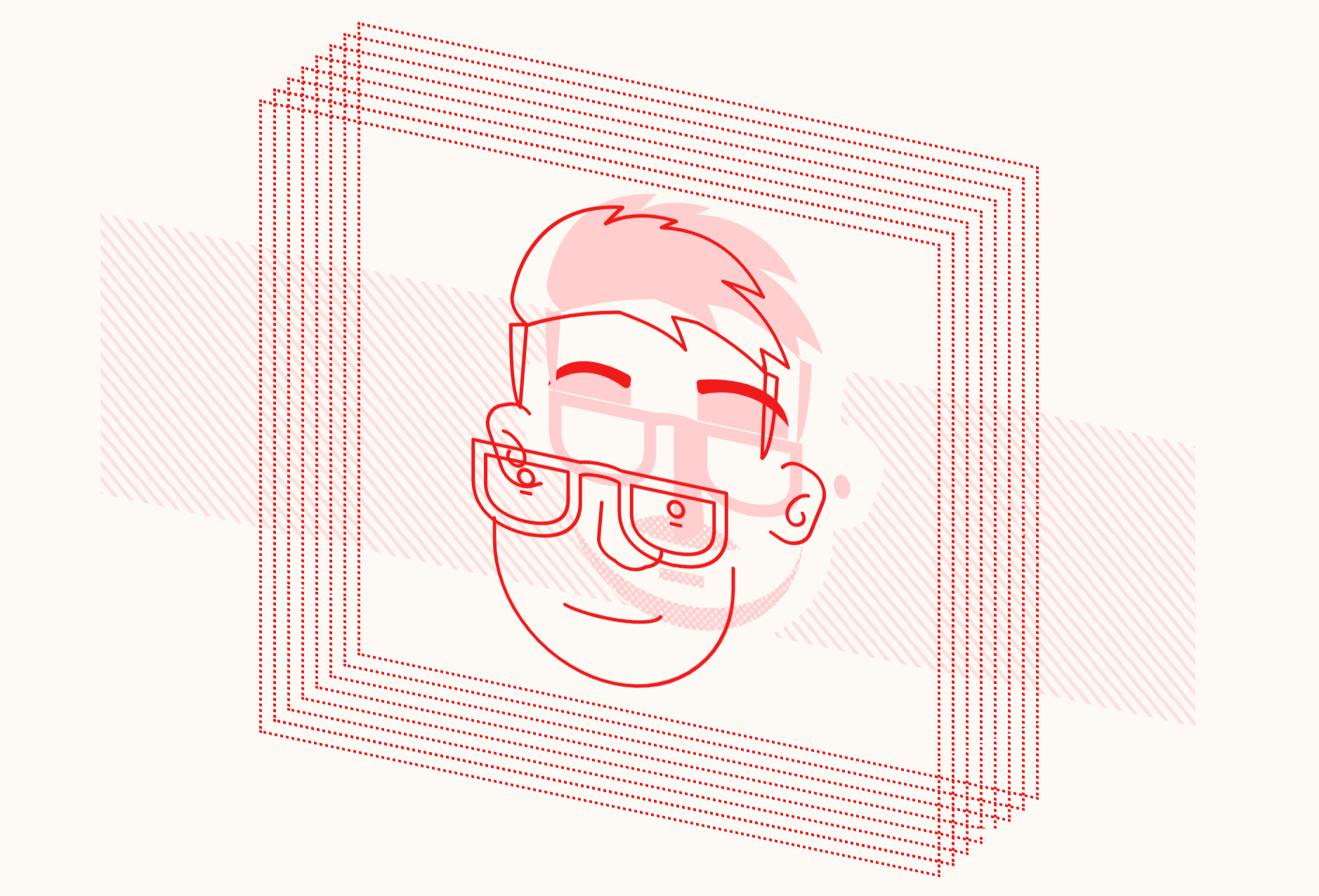 A layer breakdown of how my illustrations work